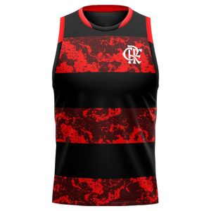 Regata Braziline Flamengo Provide Preto Vermelho