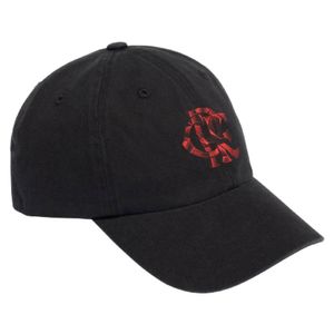 Boné Adidas Flamengo Snapback Dad Preto Vermelho