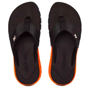 Chinelo Kenner Rakka DBT01 Masculino Preto Laranja