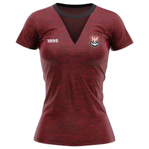 Camisa Braziline Flamengo Pilus Feminina Bordo