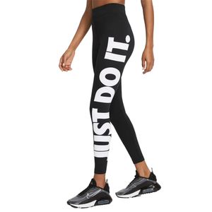 Calça Nike Essential Legging Feminina Preto Branco