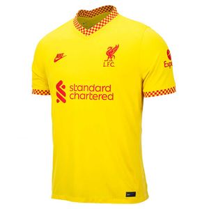 Camisa Oficial Liverpool III 21/22 Masculina Amarelo