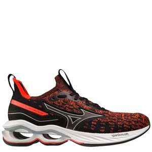 Tênis Mizuno Wave Creation 23 Masculino Preto Vermelho