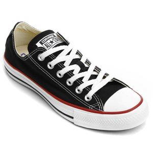 Tênis Converse All Star Chuck Taylor Core OX Preto e Vermelho