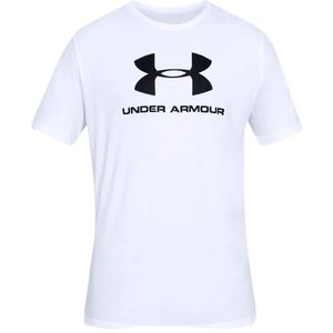 CAMISA UNDER ARMOUR MASC SPORTSTYLE LOGO BCO/PTO