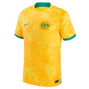 Camisa Oficial Austrália I 22/23 Masculina Amarelo Verde