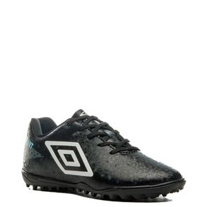 Chuteira Umbro Society Adamant Jr Infantil Preto Cinza