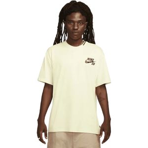 Camisa Nike SB Tee Logo Masculina Amarelo Preto
