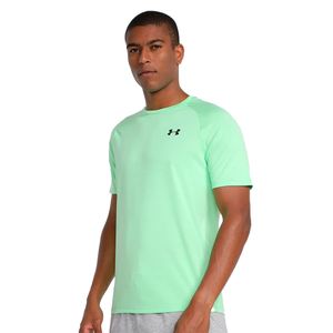 Camisa Under Armour Tech 2.0 Masculina Verde Preto