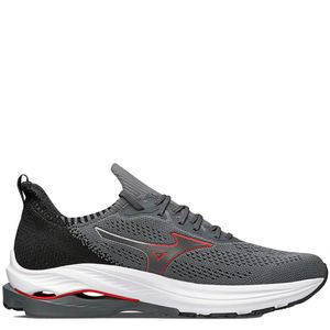 Tênis Mizuno Wave Zest Masculino Chumbo Vermelho