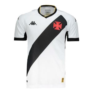Camisa Oficial Vasco da Gama II 23/24 Infantil Branco Preto