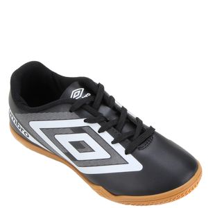 Chuteira Umbro Futsal Beat Infantil Preto Branco