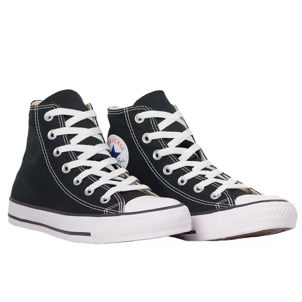 Converse All Star Preto Cano Alto 34-37