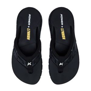 Chinelo Kenner Rakka Full Force L7 Unissex Preto Preto