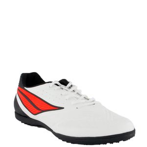 Chuteira Penalty Society Garra Y-1 Masculina Branco Laranja Preto