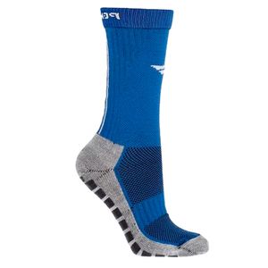 Meia Penalty Grip Feminina Azul Branco