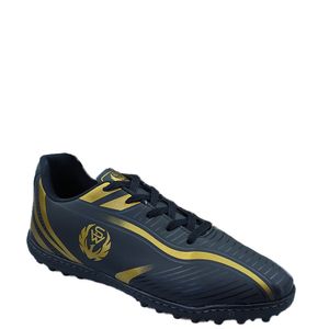 Chuteira Society Sport West 902 Unissex Preto Dourado Verniz