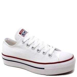 Tênis Converse Chuck Taylor All Star Plataforma Ox Feminino Branco