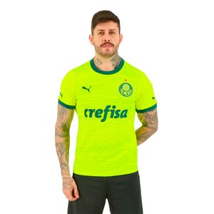Camisa Oficial Palmeiras III 23/24 Masculina Verde Fluorescente