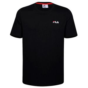 Camisa Fila Classic Masculina Preto Branco Vermelho