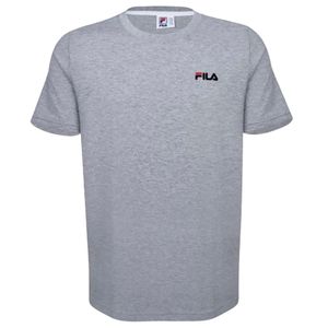 Camisa Fila Classic Masculina Cinza Preto Vermelho