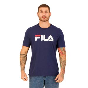 Camisa Fila Letter Premium III Masculina Marinho Branco Vermelho