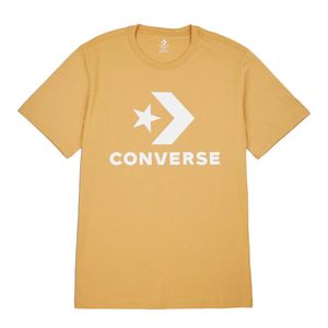 Camisa Converse Go-to Logo Star Chevron Tee Masculina Bege Branco