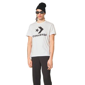 Camisa Converse Go-to Logo Star Chevron Tee Masculina Branco Preto