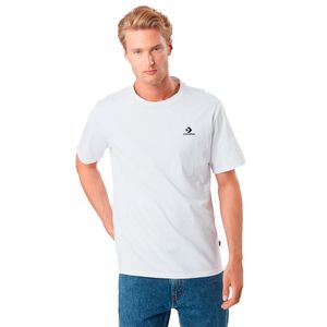Camisa Converse Go-To Embroidered Star Chevron Masculina Branco Preto