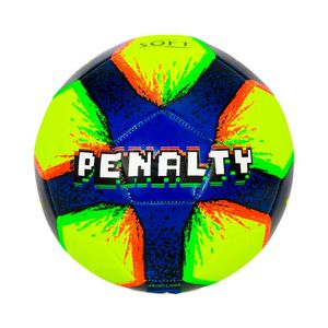 Bola Penalty Campo Giz N4 XXIII Infantil Amarelo Preto Azul