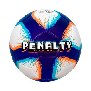 Bola Penalty Campo Giz N4 XXIII Infantil Branco Azul Laranja