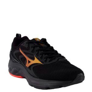 Tênis Mizuno Space 4 Masculino Preto Laranja