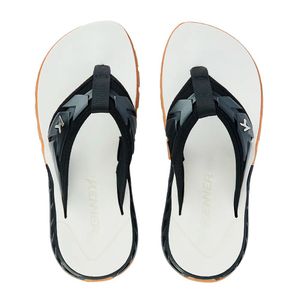 Chinelo Kenner Ultra Full Force Masculino Branco Preto Marrom