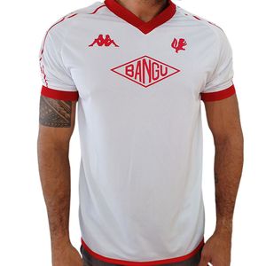 Camisa Oficial Bangu II 24/25 Masculina Branco Vermellho