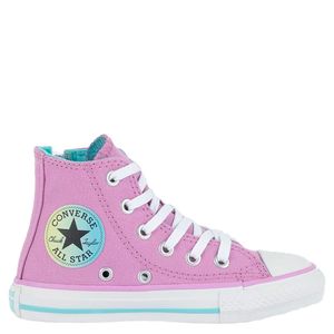 Tênis Converse All Star Chuck Taylor Hi Seasonal Infantil Lilás Azul