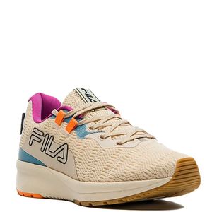 Tênis Fila Ride Feminino Bege Rosa Azul