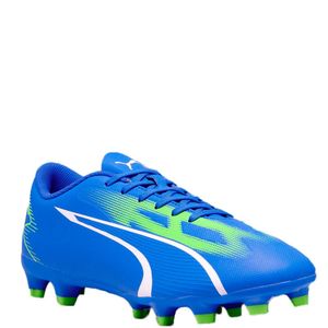 Chuteira Puma Campo Ultra Play Masculina Azul Verde Branco
