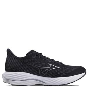 Tênis Mizuno Wave Rider 28 Masculino Preto Prata Branco