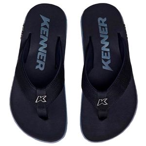 Chinelo Kenner Kivah TKS Unissex Preto Cinza