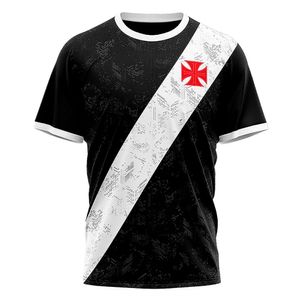 Camisa Braziline Vasco da Gama Building Masculina Preto Branco