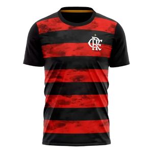 Camisa Braziline Flamengo Arbor Masculina Preto Vermelho
