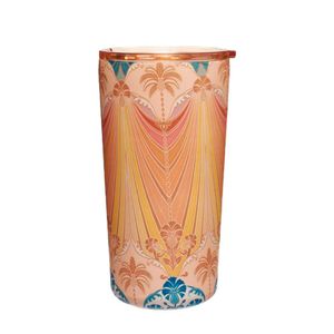 Copo Farm Térmico Glub Abacaxi Decor 500ml Amarelo Laranja