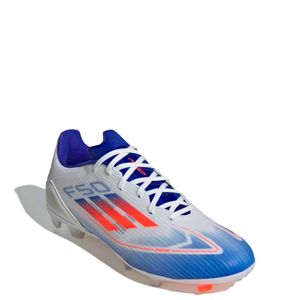 Chuteira Adidas Campo F50 League Masculina Branco Vermelho Azul