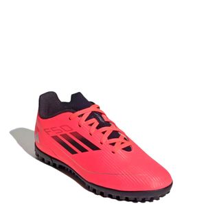 Chuteira Adidas Society F50 Club Infantil Coral Preto