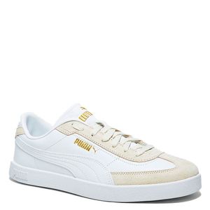 Tênis Puma Club II Era Masculino Branco Dourado