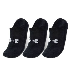 Kit Meia Under Armour Soquete Core Cotton 3 Pares Preto