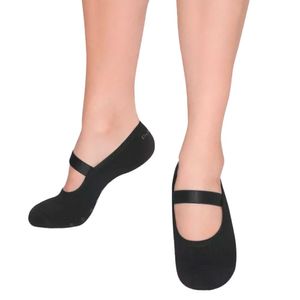 Meia Puket Sapatilha Boneca Feminina Preto