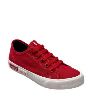 Tênis Coca-Cola Blend Basic Feminino Vermelho Branco