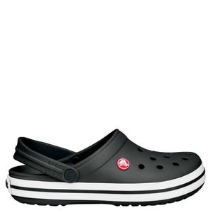 Sandália Crocs Crocband Clog Feminina Preto Branco