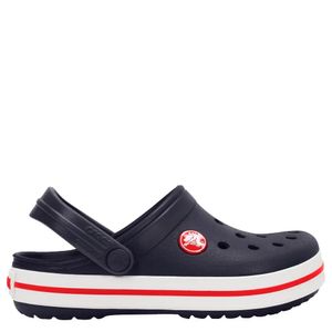 Sandália Crocs Crocband Clog Infantil Marinho Branco